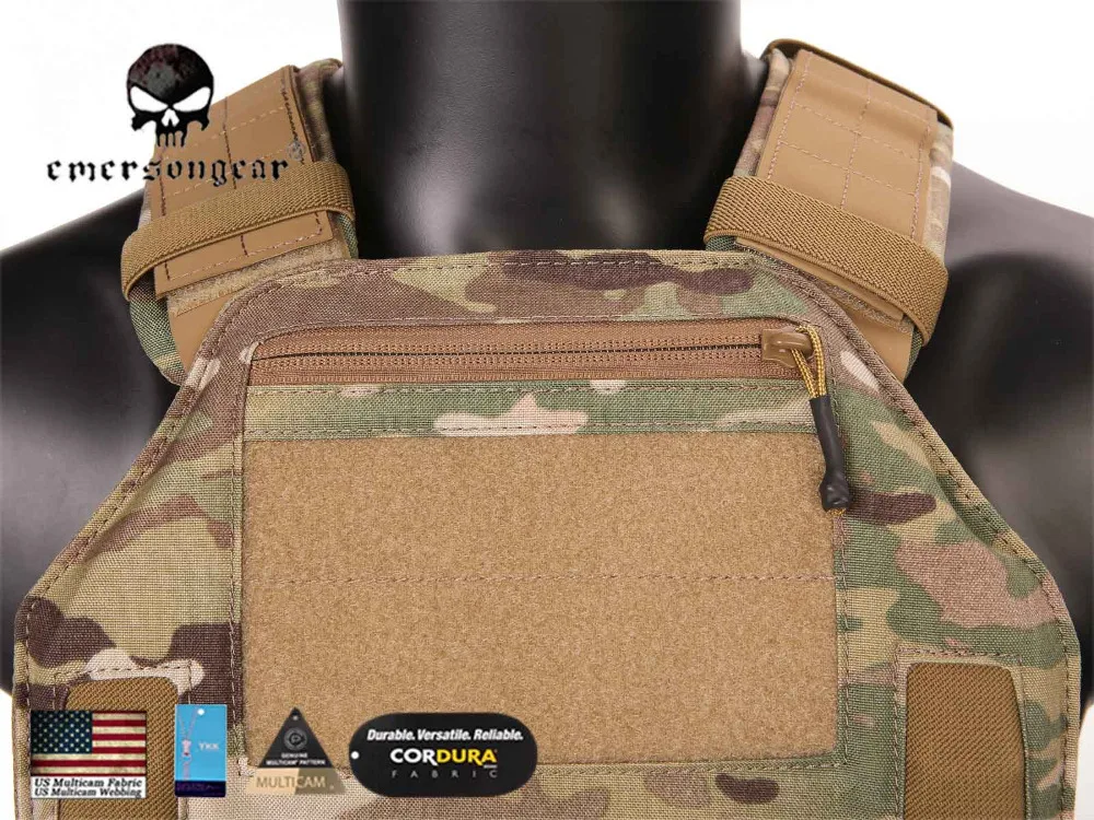 Emersongear 420 несущая пластина тактический жилет открытый стрельба военный Molle Combat 420 жилет EM7362 мультикам черный