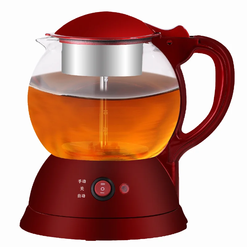 Steam electric glass teapot 304 stainless steel kettle Heicha automatic