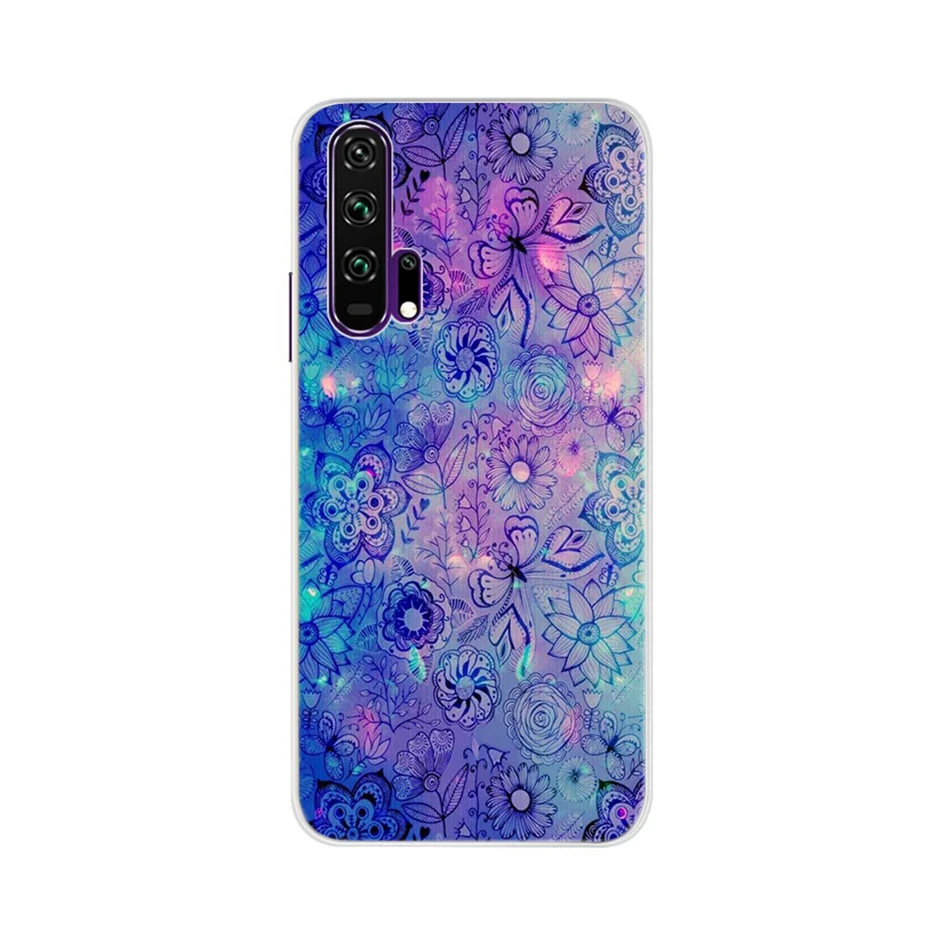 Чехол для Huawei Honor 20 Pro, чехол для Honor 20, силиконовый чехол из ТПУ на заднюю панель телефона, чехол для Honor 20 Pro YAL-L41, чехлы Honor20 YAL-L21 Lite - Цвет: Прозрачный