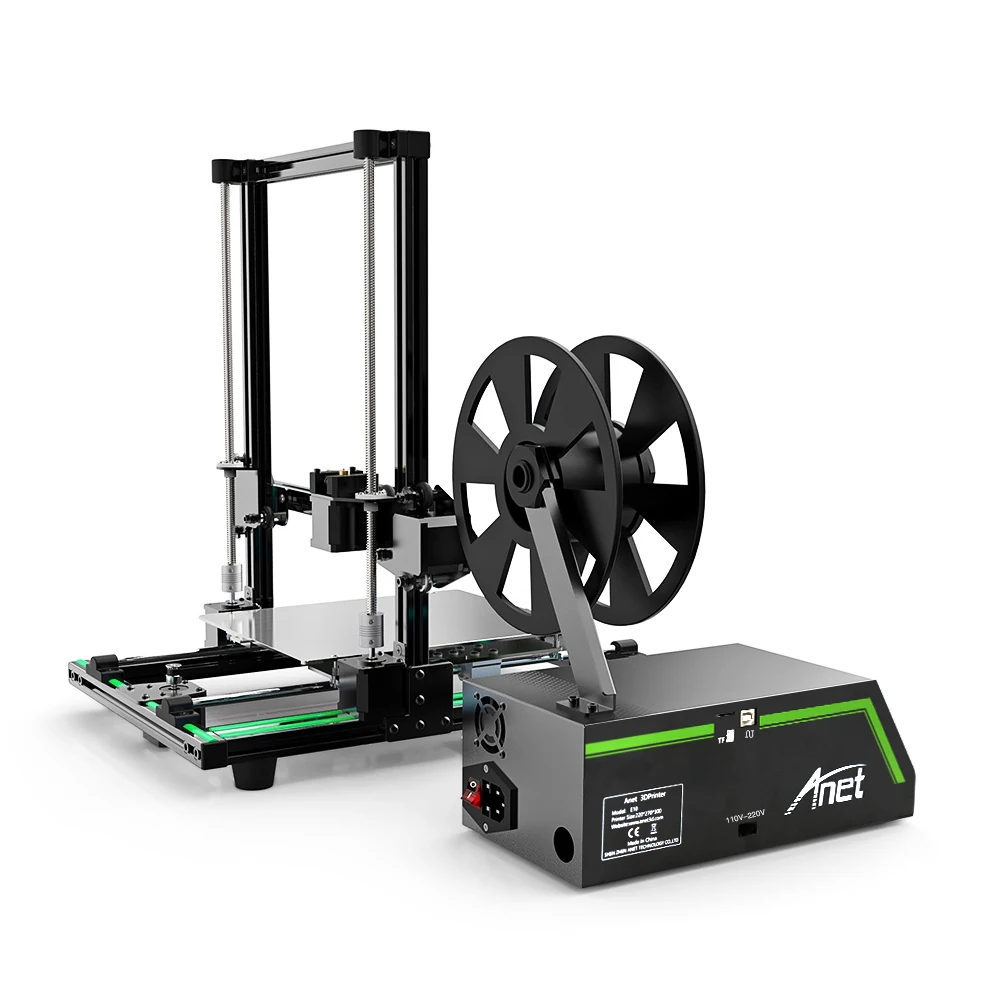 Новый принтер E10 Anet 3D большой размер печати 220*270*300 мм Автономная печать низкий