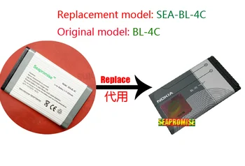 

wholesale 10PCS battery BL-4C BL4C for nokia 6100 6101 6102 6103 6125 6131 6133 6136 6170 6260 6300 6301 7200 7270 6126