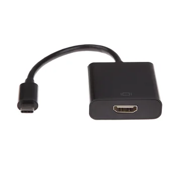

USB 3.1 Type-C Male to 1080P HDMI Female Converter Cable Adapter for Macbook Google Chromebook Pixel Asus Zen AiO, Surface P