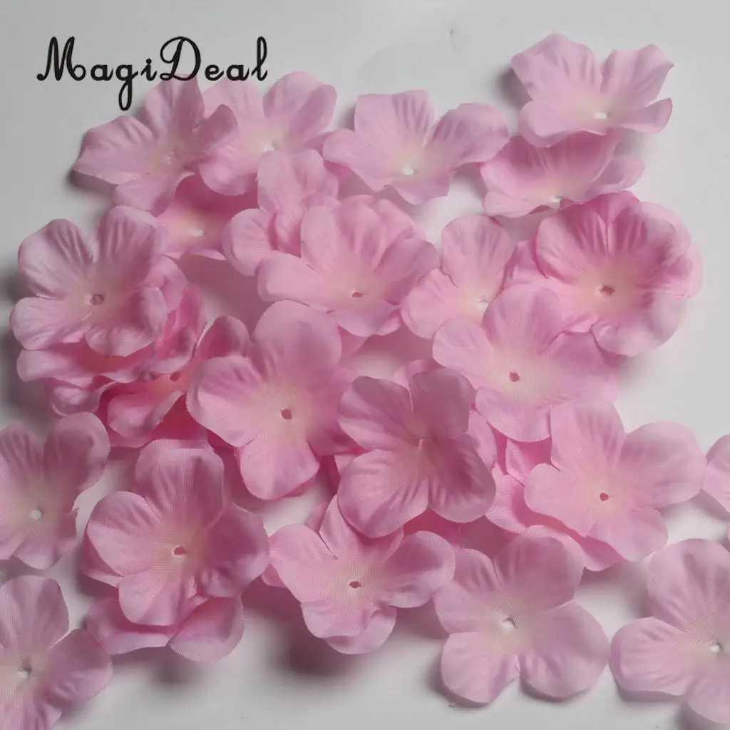 MagiDeal Delicate 500Pcs Artificial Rose Flower Petals Craft for DIY Hair Bow Dress Wedding Party Corsage Flower Garland Decor