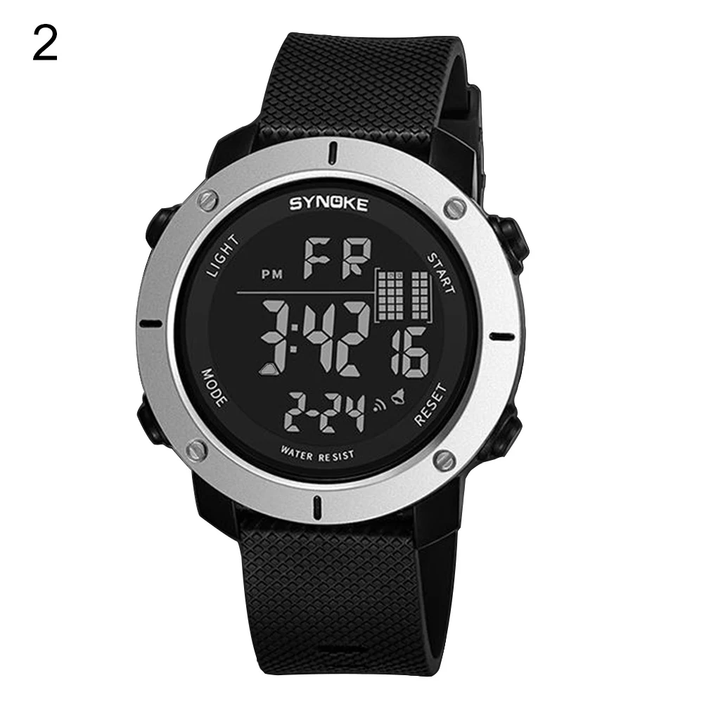 Mode Männer Luminous Outdoor Sport Digitale Armbanduhr Uhr 50 mt Wasserdicht