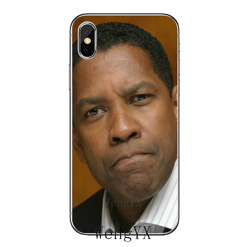 Тонкий Силиконовый ТПУ мягкий чехол Denzel Washington для Samsung Galaxy S3 S4 S5 S6 S7 edge S8 S9 Plus mini Note 3