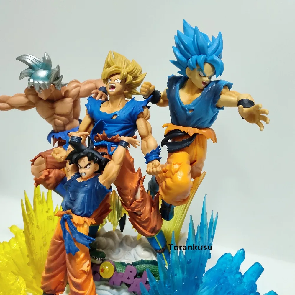 Экшн фигурки в стиле супер Гоку и Драконий шар инстинкт Saiyan аниме Z игрушечная