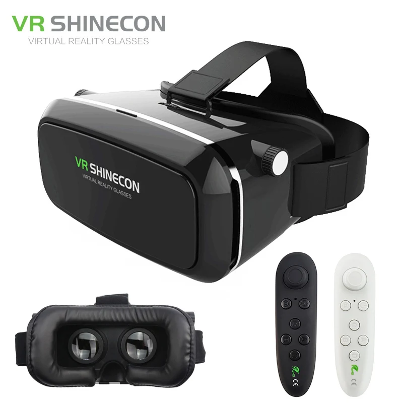 Оригинальный VR Shinecon 3D очки Pro виртуальной реальности Google картонная