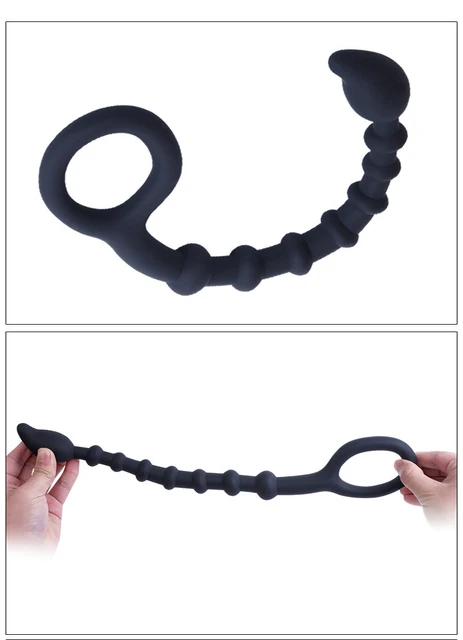 Nuevo 420mm largo anal juguetes negro silicona anal prostata prostata anal masaje 8 beads juguetes sexuales para hombres juguetes eróticos butt plug anal 5b6ed9 Nuevo 420mm largo anal juguetes negro silicona anal prostata prostata anal masaje 8 beads juguetes sexuales para hombres juguetes eróticos butt plug anal 5b6ed9