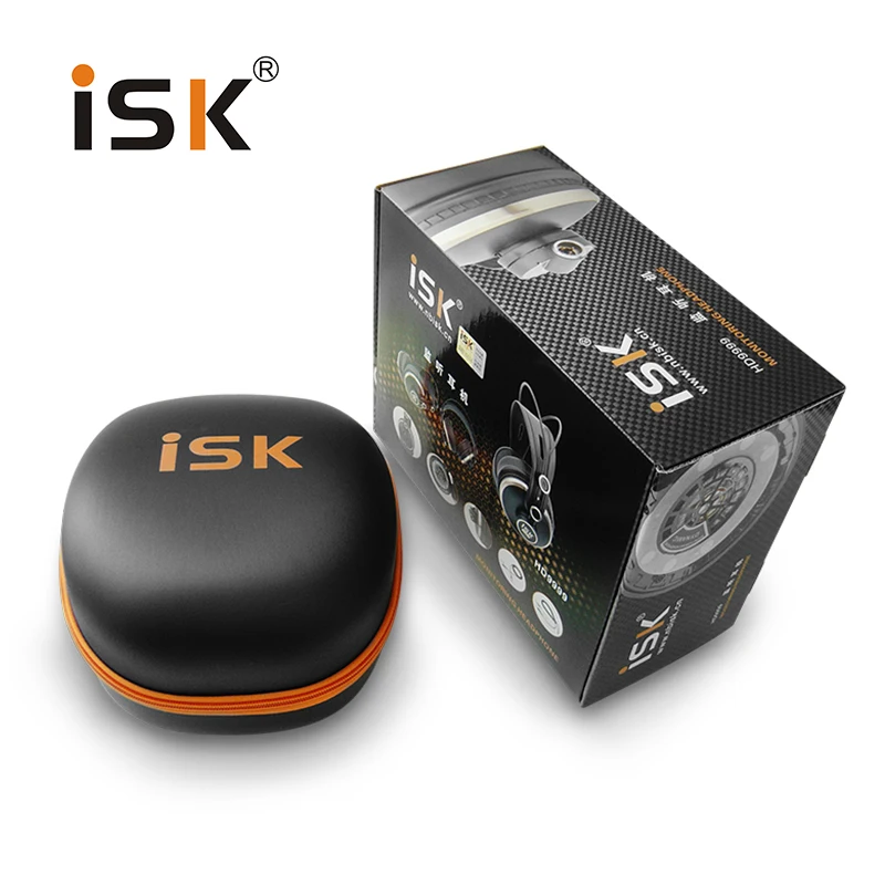 ISK HD9999 роскошный полностью закрытый монитор гарнитура наушники для DJ Аудио смешивания запись студия мониторинга