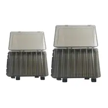 Пластик рыболовные снасти окно приманки чехол для хранения креветки Коробки для рыболовных снастей приманки песка 10/14 отсеков приманки коробка