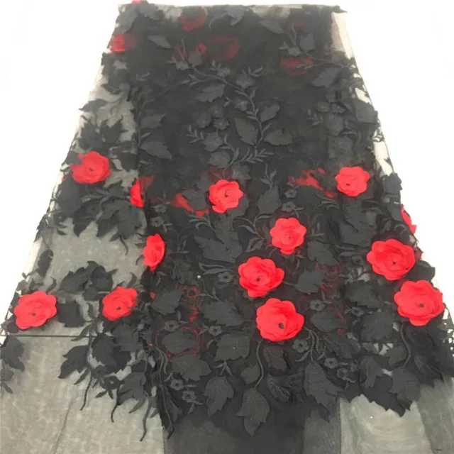 

2018 Flowers Nigerian Lace Fabrics For Wedding 2018 Gold Mesh Lace Fabric With Beautiful Flower Pattern Net Lace Fabric