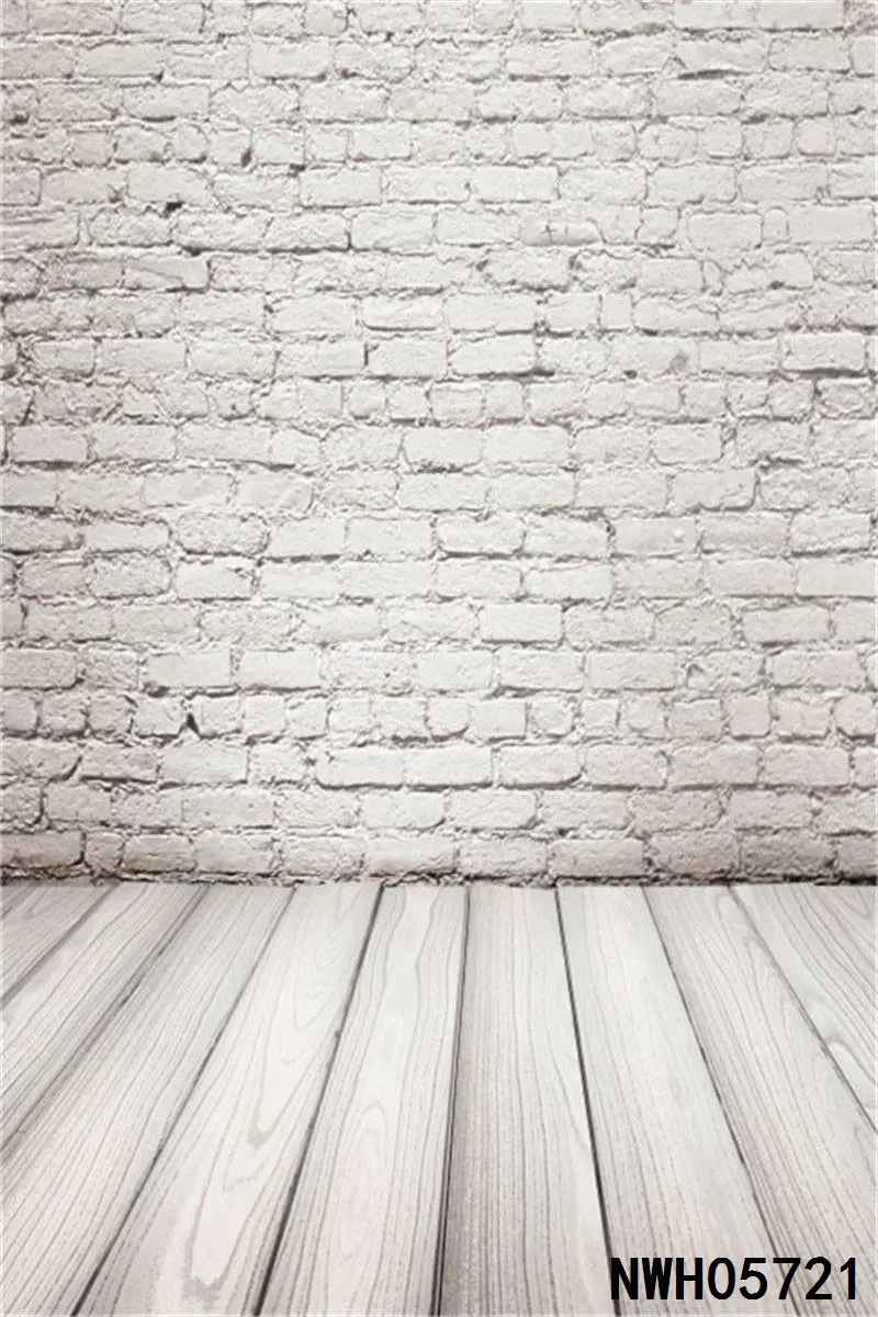 Виниловые фонов серый кирпичная стена деревянный пол кукла Еда партии портретной фотографии Фоны Photocall Фотостудия - Цвет: Лиловый