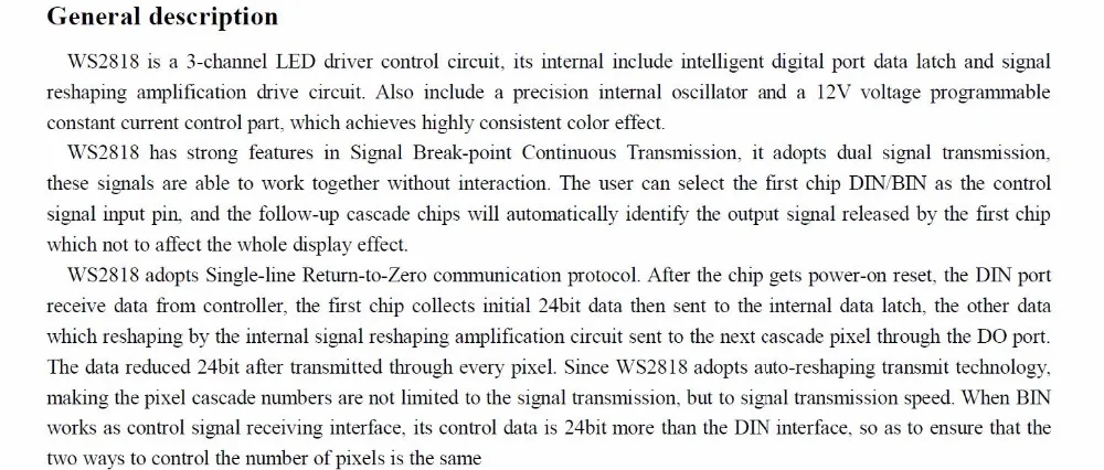 (4000 шт./лот) WS2818; двухдиапазонный Wi-сигнальные провода 3 канала светодиодный драйвер IC; Частота: 2 KHz/s; тот же протокол как WS2811S, но с двойной