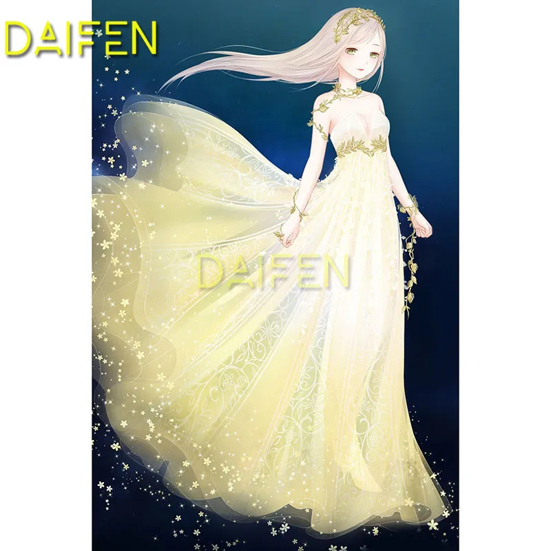 

DIY 3D Diamond mosaic Full Round Diamond embroidery Full Square Diamond painting Cross stitch small girl in Wedding dress