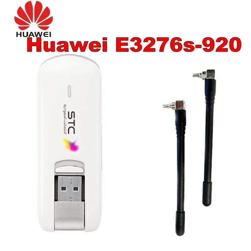 

Unlocked Huawei E3276S-920 E3276s 4G LTE Modem 150Mbps WCDMA TDD Wireless USB Dongle Network plus 2pcs 4g antenna