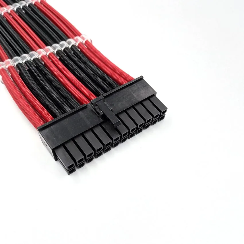 ATX 24Pin_Red_Black_extension cable_1