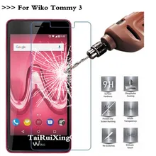 С уровнем твердости 9 H 2.5D 0,26 мм закаленное Стекло Экран протектор для Wiko Tommy III защитная пленка для Wiko Tommy III Tommy 3