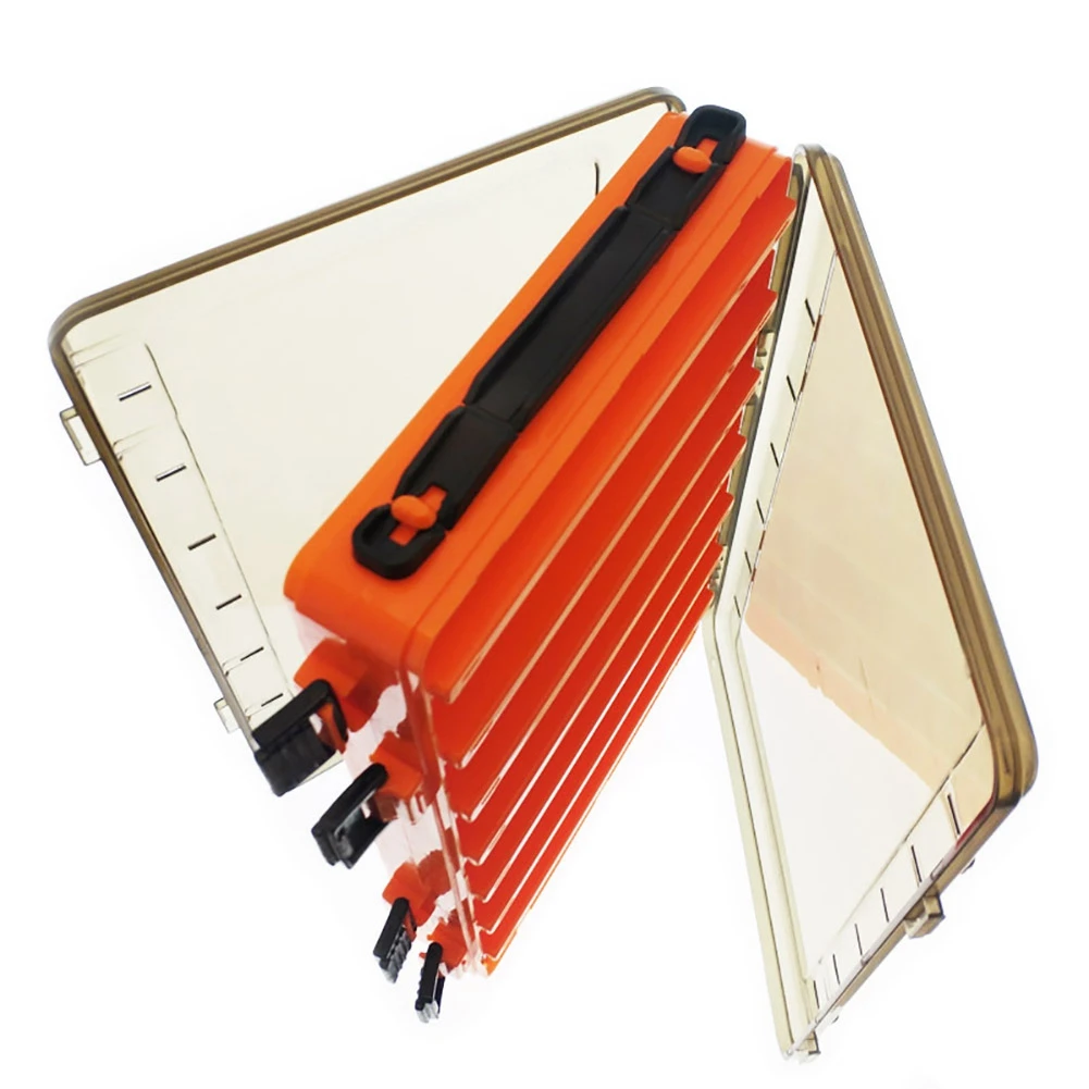 

1PC Fishing Box for Baits Double Sided Lure Boxes Fly Fishing Tackle Storage Box Supplies High Strength Fishing Accessories