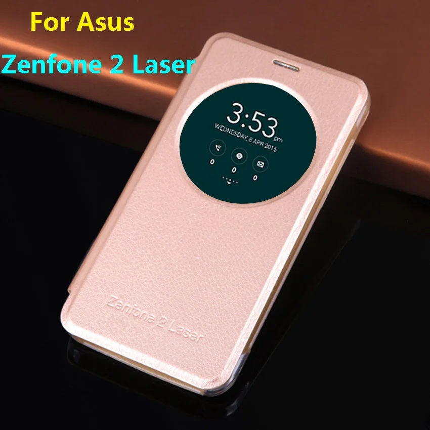 Кожаный чехол для телефона Asus Zenfone 2 3 Laser Zenfone2 Zenfone3 ZE500KL ZE550KL ZC551KL ZE500 ZE550 KL Smart View|leather