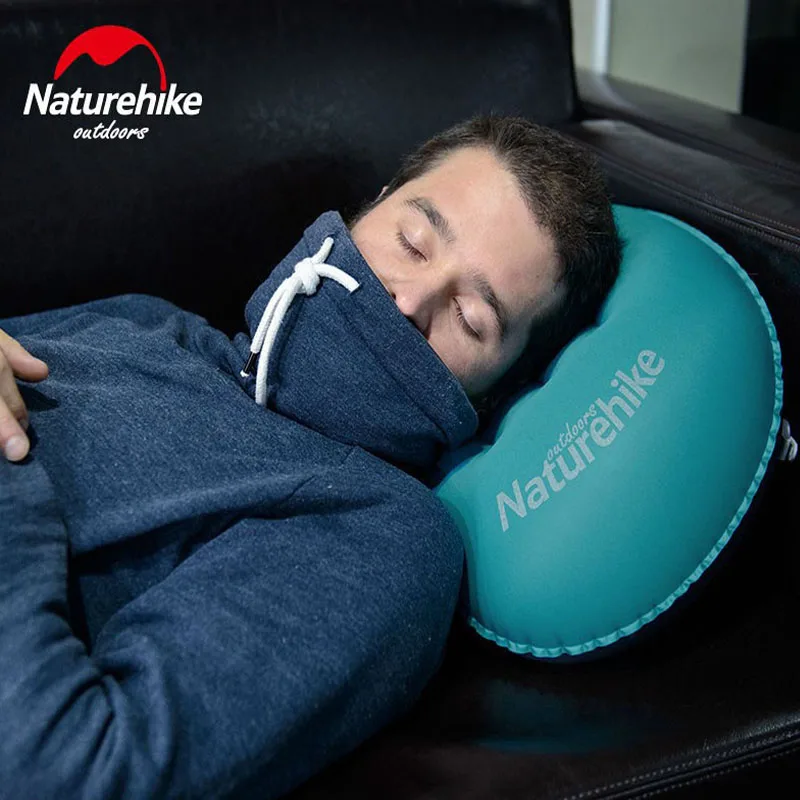 Naturehike Ultralight Packable Travel Pillow Inflatable Air Cushion Head Pillow Camping Backpacking Airplanes Road Trips inflatable pillow air cushion pillows