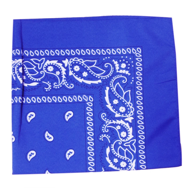 ТКО Королевский синий квадратный банданы с узором "огурцы" двусторонняя повязка на голову шарф браслет