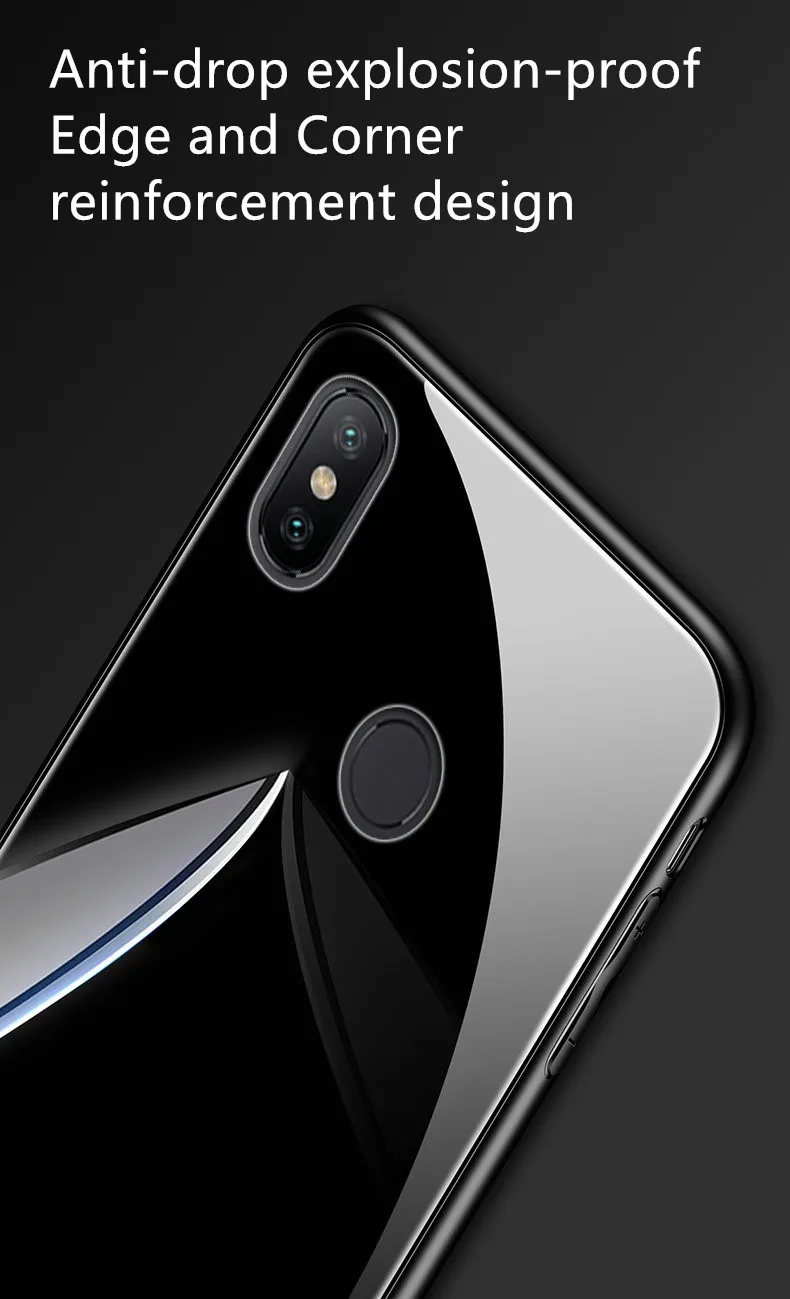 Роскошный оригинальный чехол из закаленного стекла для Xiaomi mi 8 se телефона мягкий