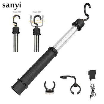 

SMD Portable Flashlight Torch USB Rechargeable LED Work Light Magnetic COB Lanterna Hanging Hook Lamp For Outdoor Camping