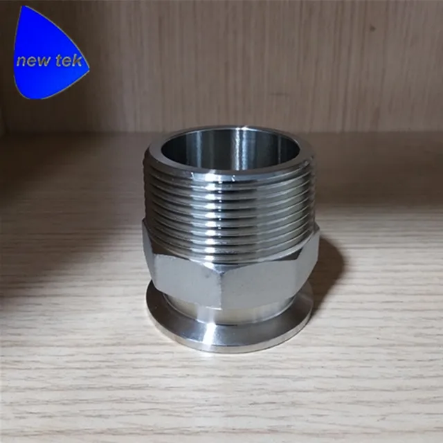

Solid 11/2 inch BSPT Male X 11/2 inch Tri Clamp Sanitary Adapter