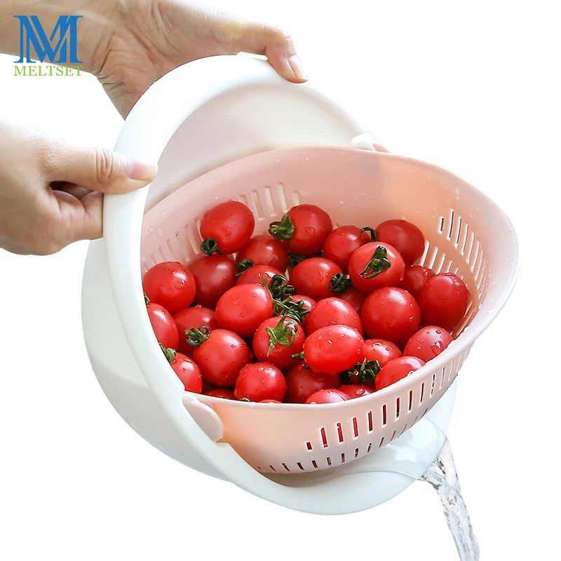 Buy Creative Fruit Washing Basket Storage Drying Food Reversible Container with