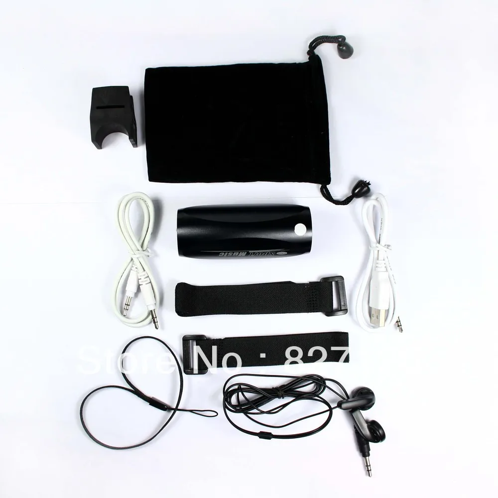 Black Mini Sports Speaker MP3 Player Bass Sound Bike | Электроника