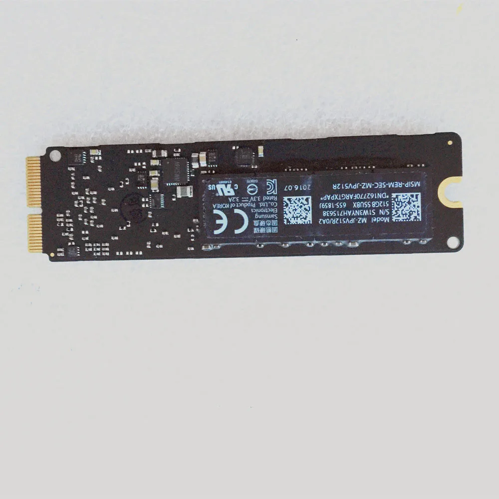  Original Getestet A1466 SSD 512G solid state disk Für Macbook Air 116 