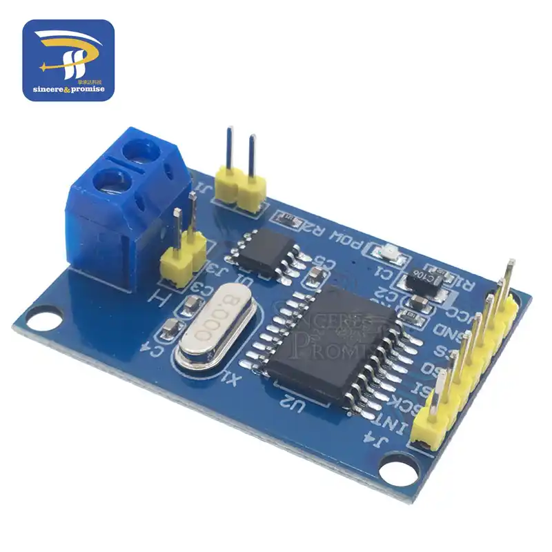 MCP2515 плата модуля драйвера CAN TJA1050 приемник SPI для интерфейса контроллера 5mcu ARM Arduino