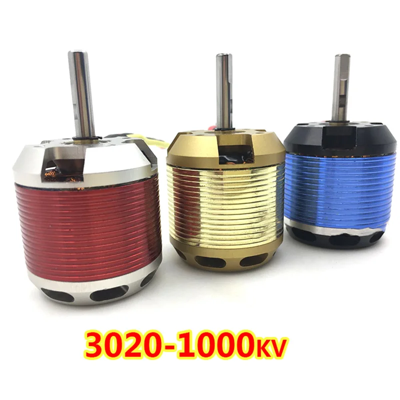 Motor sem Escova de 380 para o Motor sem Escova do Helicóptero 1000kv do Motor Elétrico 3020 4 Peças e Acessórios