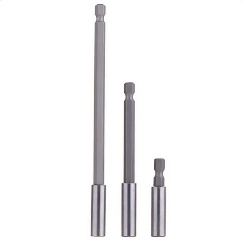 

Tool Accessories 3Pcs For Power Tools 50/100/150mm Magnetic Screwdriver Extension Bit Quick Release 1/4 Hex Shank Tools