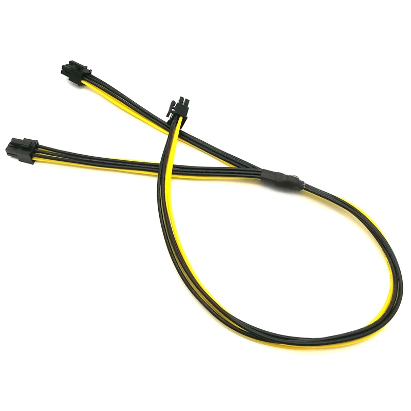

UL 1007 16AWG PCI-E 6Pin Male to Dual 6Pin Male Power Cable for Mining