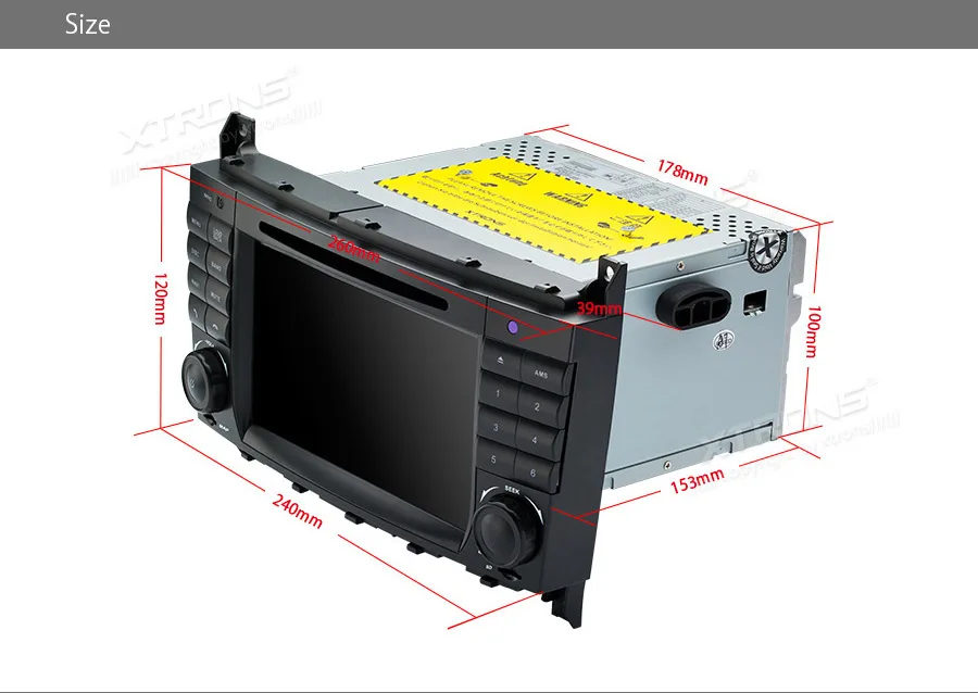 Excellent 2 Din 7" Android 8.1 Car DVD Player Radio GPS RDS for Mercedes Benz W209 W203 C180 C200 C220 C230 C240 C250 C270 W463 24