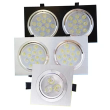 LukLoy торговый центр отель светодиодный квадратный Точечный светильник COB Точечный светильник коридор вниз светильник для гостиной спальни кухни магазин одежды