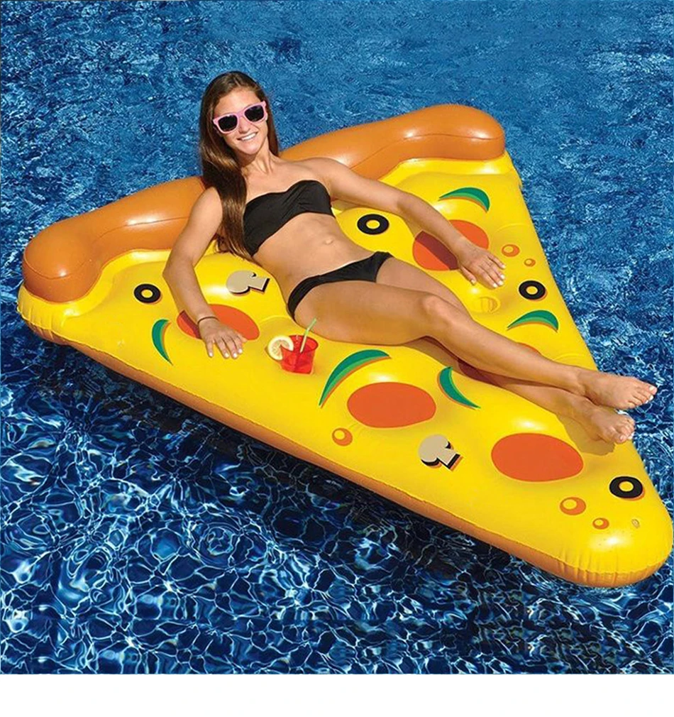 180*150 см Коврик для бассейна надувной детский ряд пиццы цвет плавающей Матрасы для кроватей Игрушки для бассейна надувные плавающие фигурки