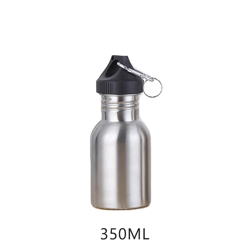 Портативный Спортивная бутылка для питьевой воды из нержавеющей стали бутылки для напитков чайник для путешествий на открытом воздухе, отлично подходят для катания на инструмент 350/500/750 мл