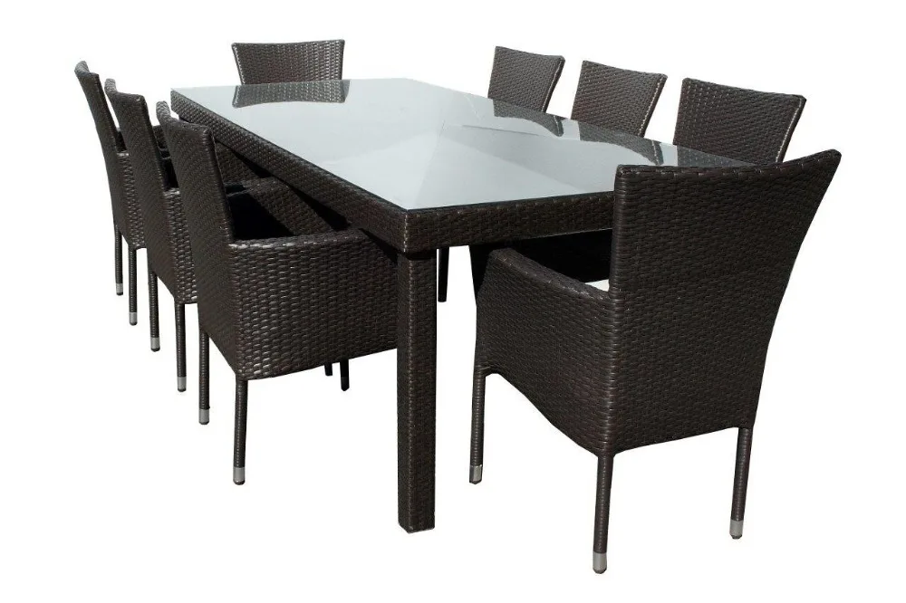 2017 мебель для улицы плетеный ротанг дешевый обеденный стол и 6 - Цена: 59 755,69 руб.