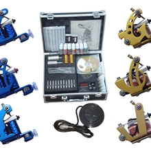 Полный комплект татуировки перманентный макияж пистолет набор 6 машин профессиональный пирсинг наборы татуировки поставка