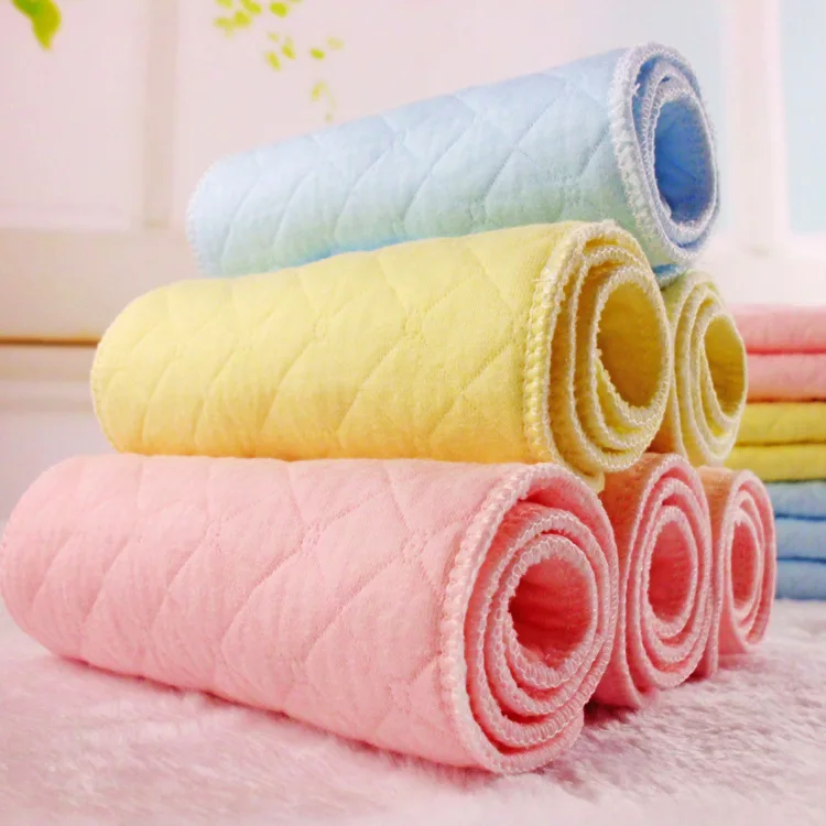 Wholesale 3 color baby diapers cotton diaper ecological cotton diaper
