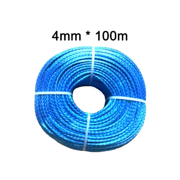 

4mm * 100m UHMWPE Synthetic Winch Tow Pull Cable / Rope / lLine Car Accessories