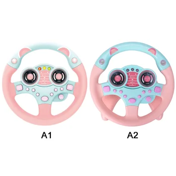 

Baby Musical Simulation Steering Wheel Toy With Light Small Steering Wheel For Children Birthday Developing Educational Toys