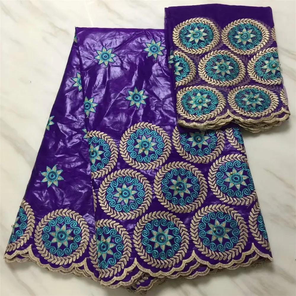 

Purple bazin riche getzner 2019 nouveau african fabric bazin brode getzner brocade jacquard fabric dubai fabric7yard/set L1601
