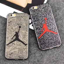 

Super NBA Star Jordan Cases for iphone X 6/6 S/7plus/8 plus TPU soft Mobile Covers Fundas for iphone 8 6s case cover