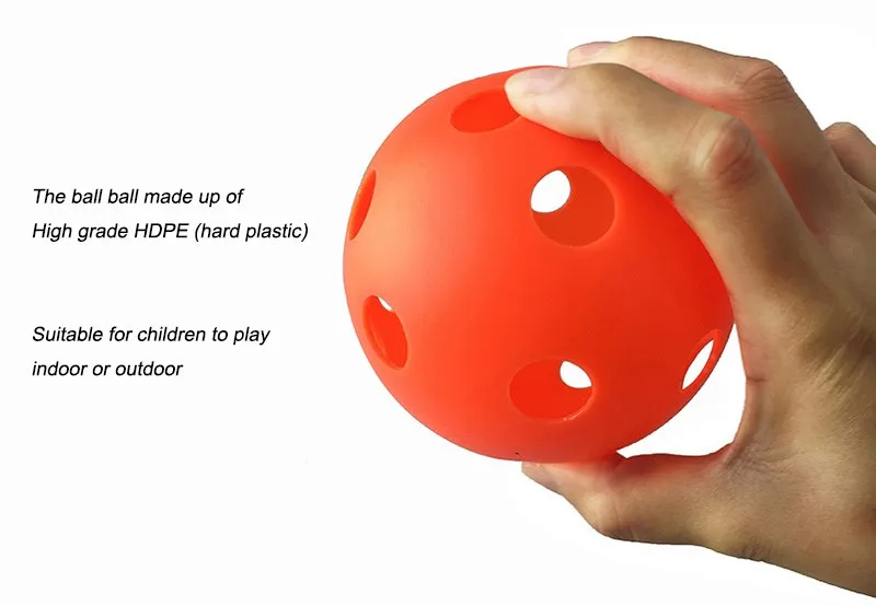 CRESTGOLF 12 шт. X 90 мм Pickleball Пластик воздушный поток полые Крытый Практика тренировочный мяч Бейсбол мяч для гольфа аксессуары