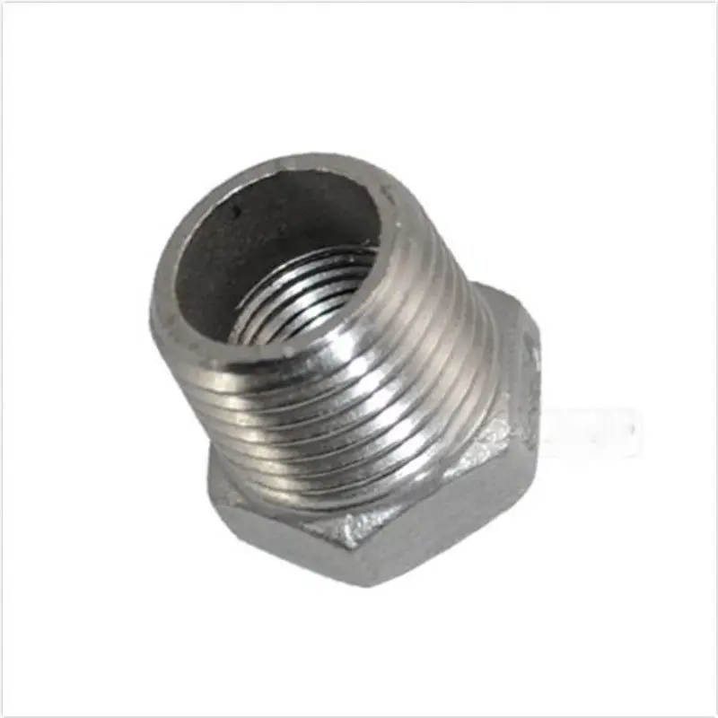 1/2 "Мужской x 1/4" Женский Редуктор резьбы насадка на трубу SS 316 NPT Металл CN