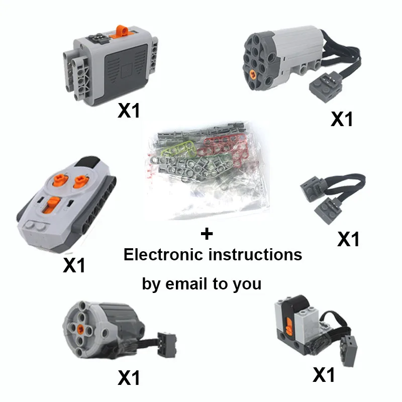 

Switch LED Light Power Functions Technical Series Motor 8883 8881 8882 Train Remote Control Battery Box 20053 20001 3368 20006