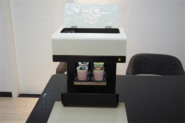 Коммерческий 4 чашки для одноразового wifi кофе принтер селфи кофе принтер делая машину